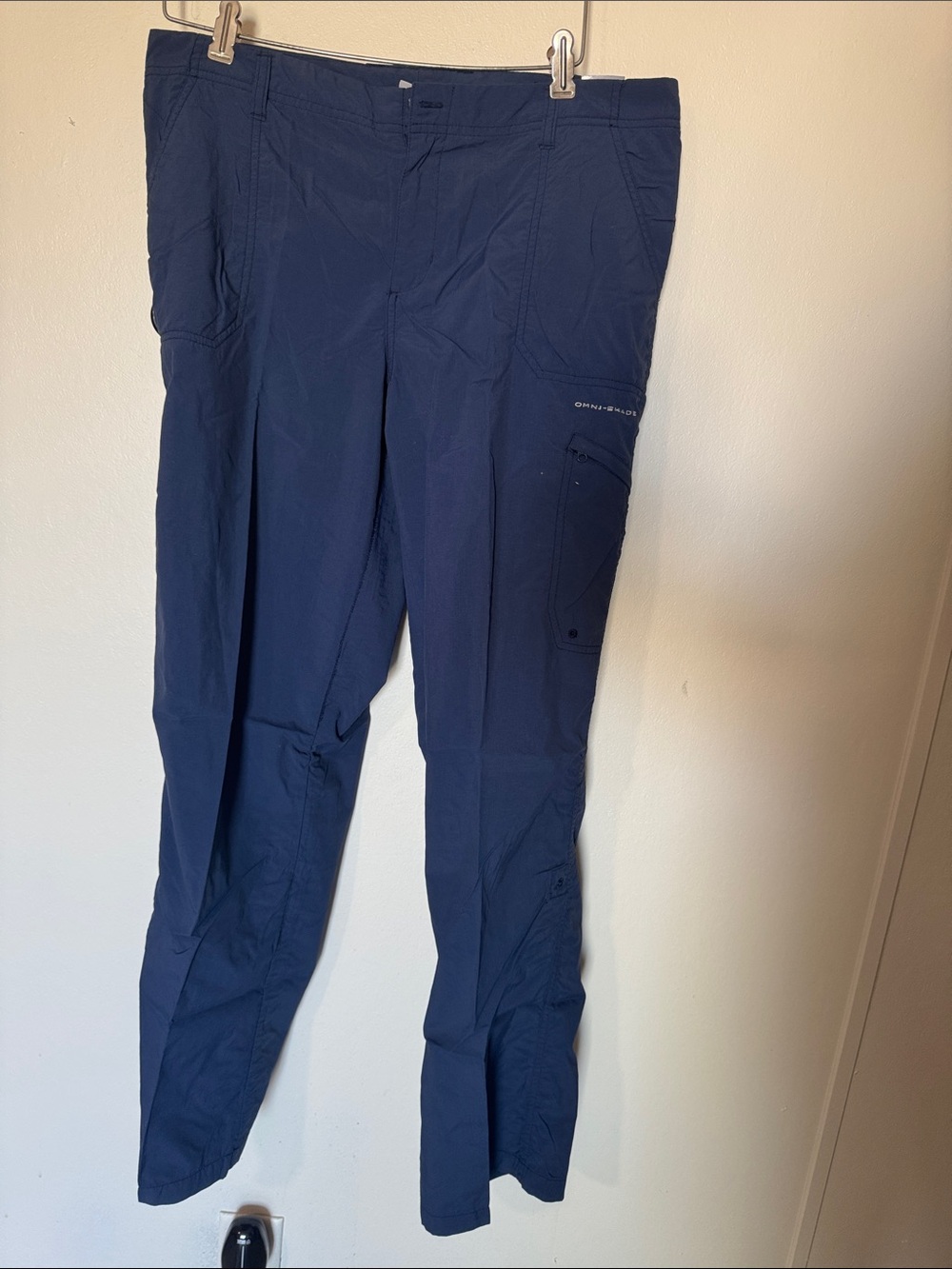Columbia Navy Straight-Leg Outdoor Pants